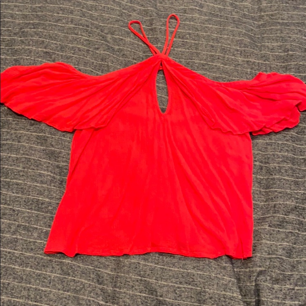 Red express tank top